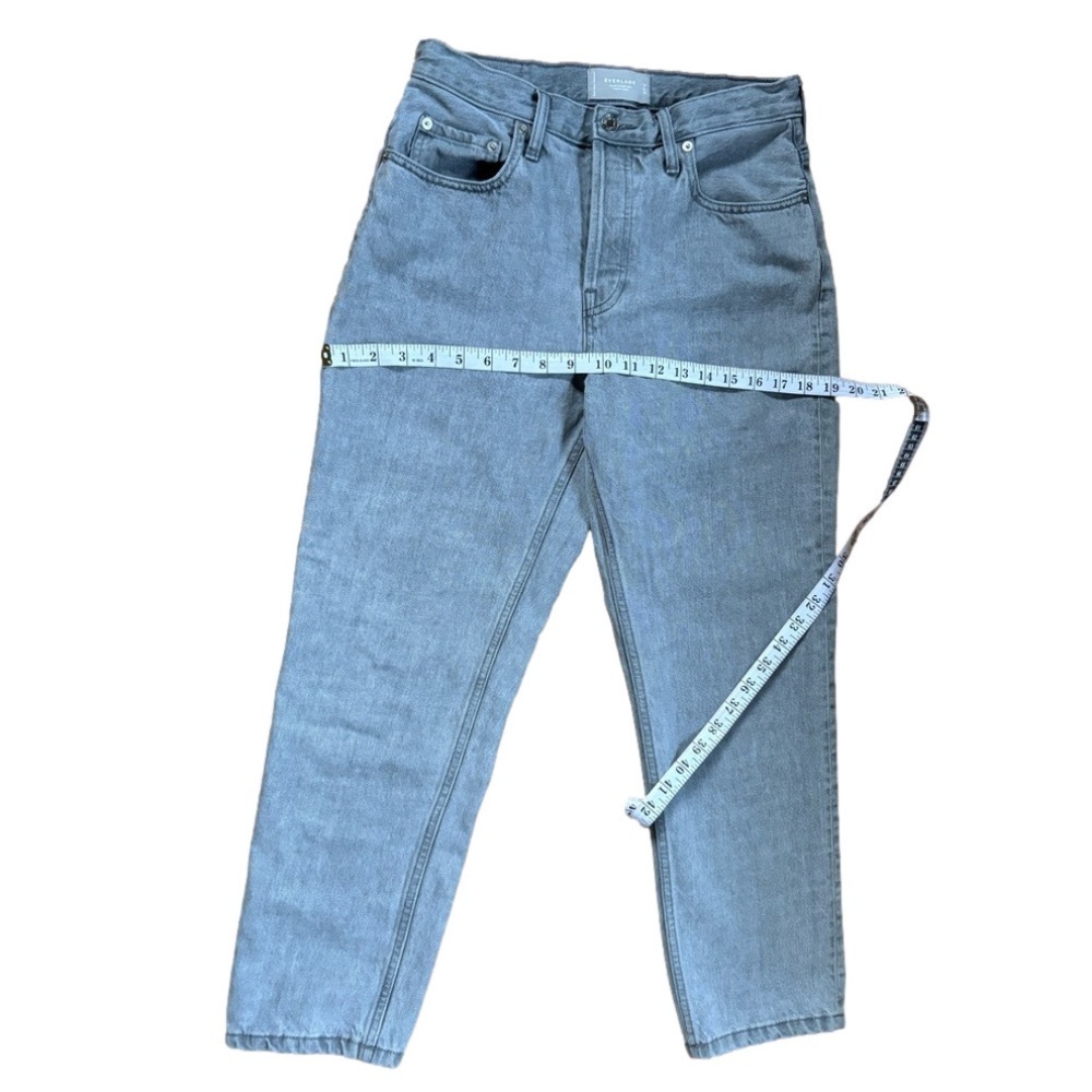 Women’s Everlane 90s Cheeky Crop High Rise Light Grey Jeans Size 28